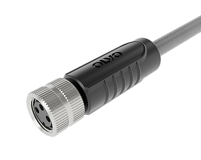 M8 4 PİN DİŞİ DÜZ 2 M PVC SENSÖR KABLOSU OLVO - 1