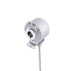 OLV-K50 incremental encoder, optik pozisyon enkoderi Hollow shaft: 14 mm Optik enkoder Line driver çıkış Besleme: 5VDC Çözünürlük: 50–23040 PPR Enkoder 