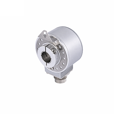 OLV-K52 incremental encoder, radial M18 konnektörlü hollow shaft rotary encoder Endüstriyel enkoder Mil çapı: 14 mm Kalınlık: 39 mm 5 pin rotary encoder (motor uygulamaları için) - 1