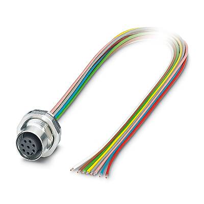 SACC-DSI-M12FS-8CON-PG9/0,5 VA - Cihaz geçmeli konnektörü, arkaya montaj - 1