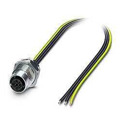 SACC-DSI-M12FSS-3P-M16/1,5 PEX - Cihaz geçmeli konnektörü, arkaya montaj