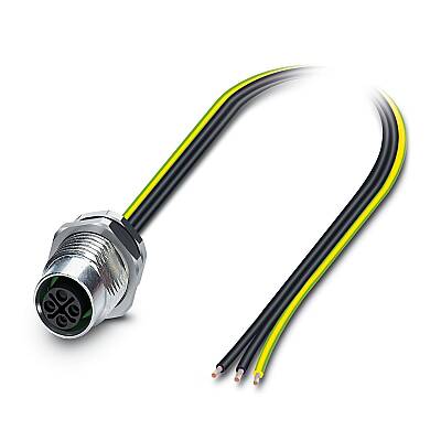 SACC-DSI-M12FSS-3P-M16/1,5 PEX - Cihaz geçmeli konnektörü, arkaya montaj - 1