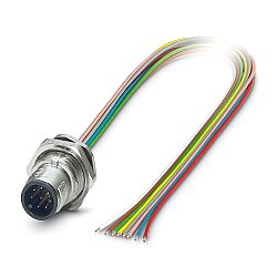 SACC-DSI-M12MS-12CON-M16/0,5 - Cihaz geçmeli konnektörü, arkaya montaj