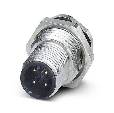 SACC-DSI-M12MS-4CON-L180 VA - Cihaz geçmeli konnektörü, arkaya montaj - 1