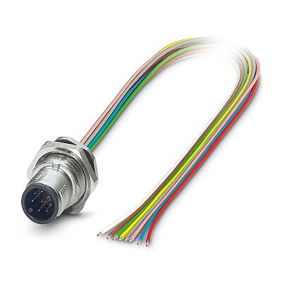 SACC-DSI-M12MS-8CON-M16/0,5 - Cihaz geçmeli konnektörü, arkaya montaj - 1