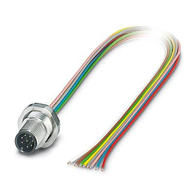 SACC-DSI-M12MS-8CON-PG9/0,5 VA - Cihaz geçmeli konnektörü, arkaya montaj - 1