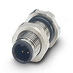 SACC-DSI-M5MS-3CON-L180 - Cihaz geçmeli konnektörü, arkaya montaj