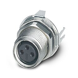 SACC-DSI-M8FS-3CON-M10-L180 SH - Cihaz geçmeli konnektörü, arkaya montaj