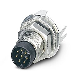 SACC-DSI-M8MS-8CON-M8-L180 SH - Cihaz geçmeli konnektörü, arkaya montaj
