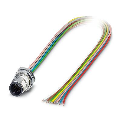 SACC-DSI-MS-8CON-M12/0,5 SCO - Cihaz geçmeli konnektörü, arkaya montaj - 1