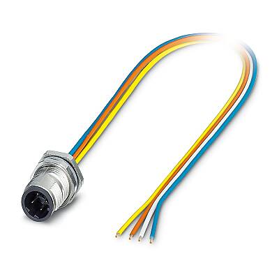 SACC-DSI-MSD-4CON-M12/0,5 SCO - Cihaz geçmeli konnektörü, arkaya montaj - 1