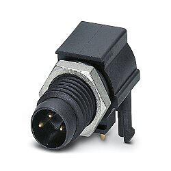 SACC-DSIV-M 8MS-3CON-L 90 - Cihaz geçmeli konnektörü, arkaya montaj