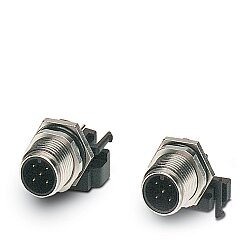 SACC-DSIV-M12MS-5CON-L 90 SH - Cihaz geçmeli konnektörü, arkaya montaj