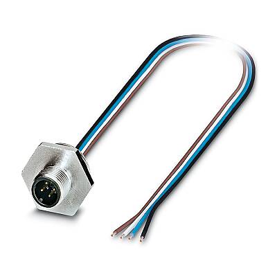 SACC-E-M12MS-4CON-M20/0,5 VA - Cihaz geçmeli konnektörü önde montaj - 1