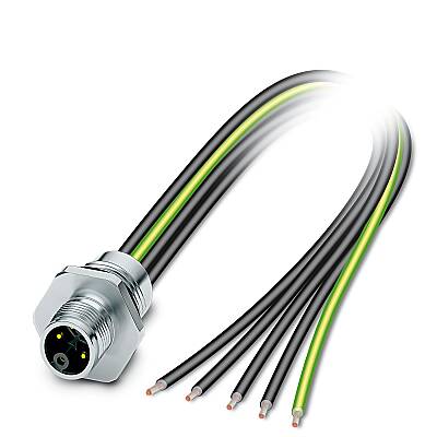 SACC-E-M12MSK4PE-M16XL/0,2-1,5 - Cihaz geçmeli konnektörü önde montaj - 1