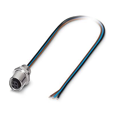 SACC-E-M5FS-3CON-M5/0,5 - Cihaz geçmeli konnektörü önde montaj - 1