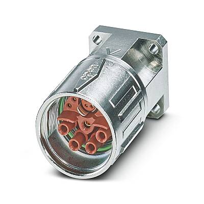 SH-8ESD68AY000S - Cihaz geçmeli konnektörü, önde montaj, tırtıllı somunlu - 1